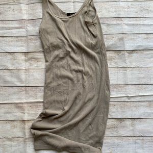 Forever 21 long ribbed tank dress size medium